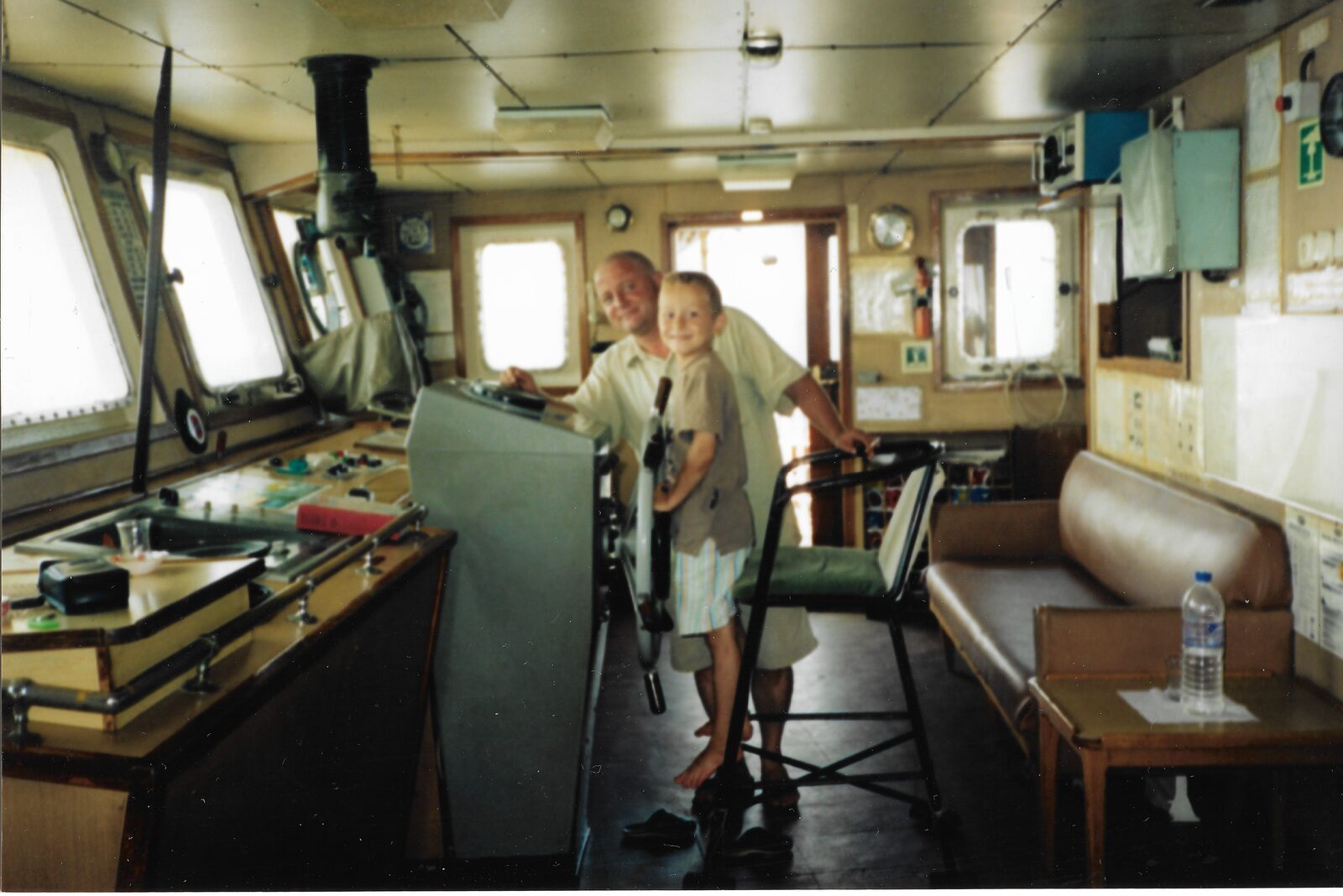 Captain Mustafa Sandal at the Helm